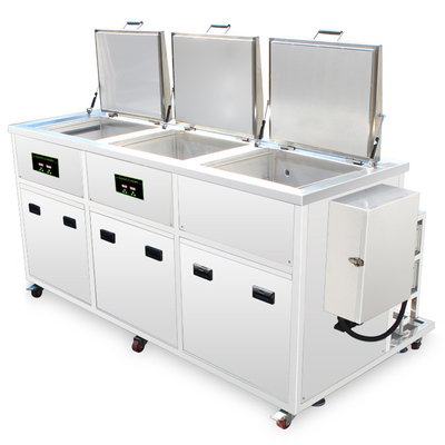 Automatic 3 Tank Ultrasonic Cleaner Stainless Steel 304 With Filtration System